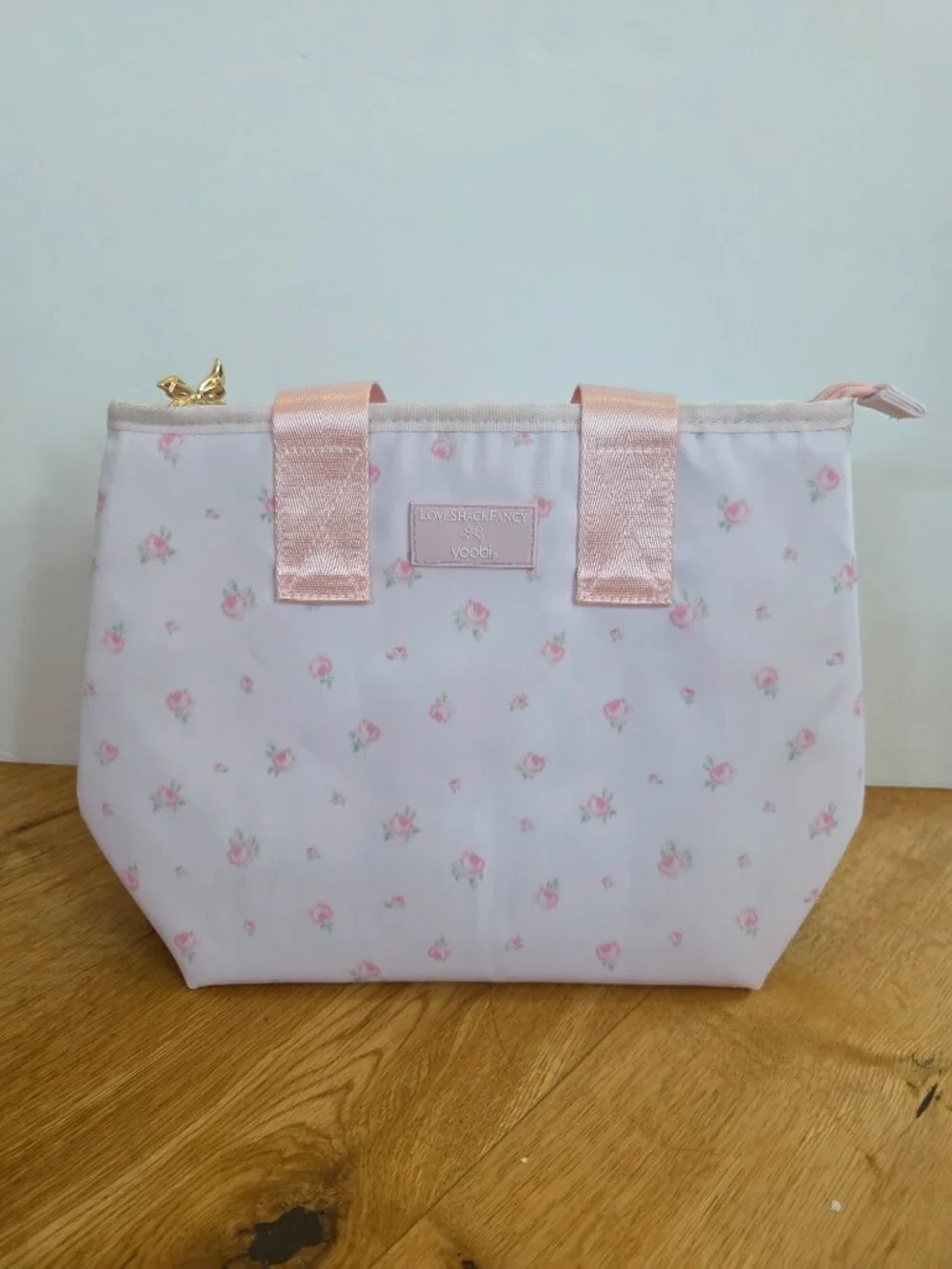 LoveShackFancy Target backpack lunch bag tech organizer pink Blooming Heirloom